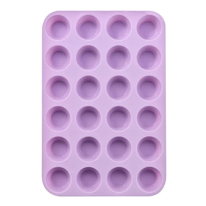 12/24 Holes Silicone Baking Mold for Baking 3D Bakeware Chocolate Round Sphere Mold Cupcake Pan Cake DIY Muffin Kitchen Tools