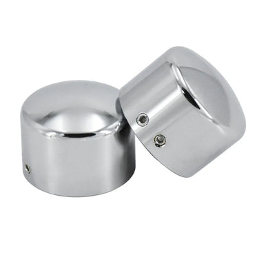 2pcs Motorcycle Front Axle Nut Cover Cap Bolt Black/Chrome For Harley Touring Softail Breakout Dyna Street Bob V-Rod Sportster