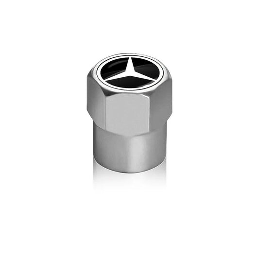 Car Wheel Tire Air Valve Caps with Keychain For Mercedes Benz A180 A200 W205 E63 AMG 2014 2015 W166 W246 W242 W176 W212
