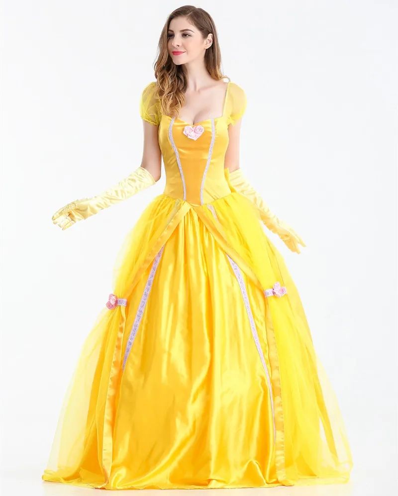 Anime clothing Adult Cosplay Dress Cinderella Costume Snow White Princess Dress Stage clothes Halloween Fancy Dress Ball Gown
