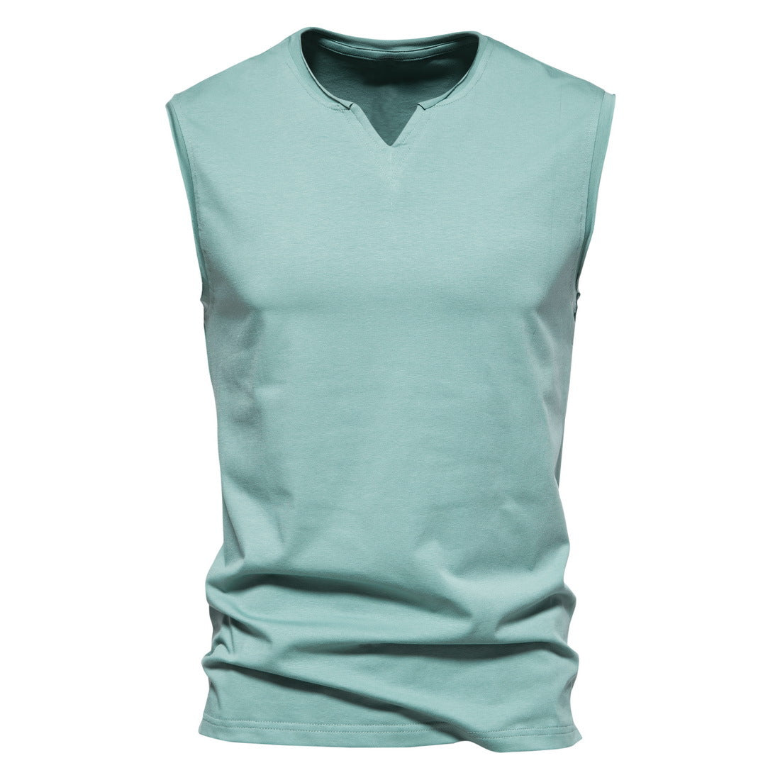 Men's Workout Tank Tops Athletic Training Gym Shirts Vest Cotton Sleeveless T-Shirt