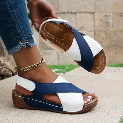 Women Wedges Sandals Summer New Fashion Sandals Lightweight Casual Sandals Shallow Outdoor Beach Shoes Women Sandalias De Mujer