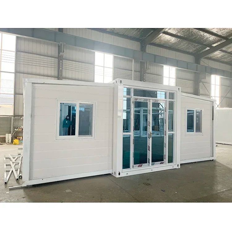 Casa Contêiner Dobrável Expansível Modular Pré-fabricada Pronta de 20 e 40 Pés com Cozinha e Banheiro