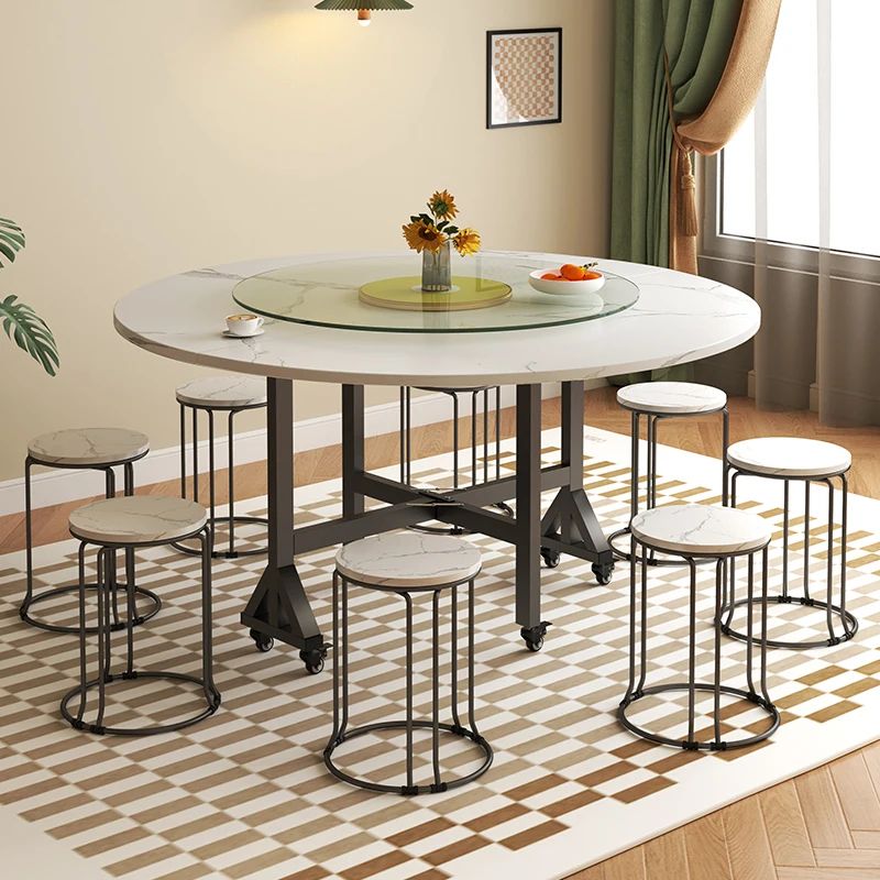 Center Restaurant Dining Tables Folding White Modern Nordic Coffee Tables Luxury Outdoor Kitchen Furnitures