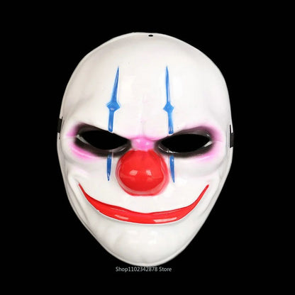 Scary Clown Mask Payday 2 US Flag Clown Masks Masquerade Carnival Party Mask Horrible Funny Pay Day Mask Halloween Prop Supplies