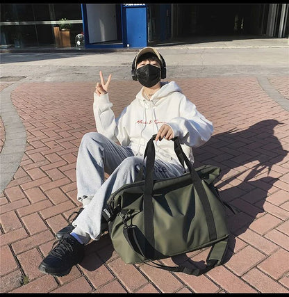 Oxford Travel Bag Handbags Large Capacity Carry On Luggage Bags Men Women Shoulder Outdoor Tote Weekend Waterproof Sport Gym Bag