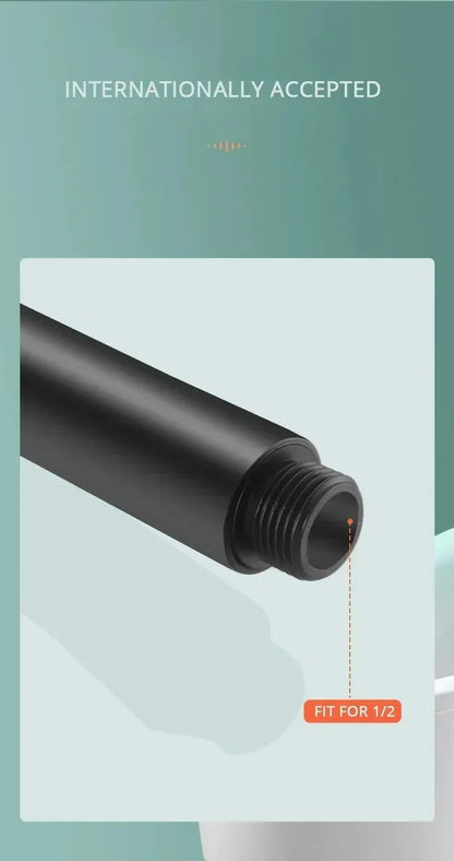 5 Mode Handheld Shower Head High Pressure Water Booster Massage Spray Jet with Anti Leak Proof Hose for Bathroom Household Bath