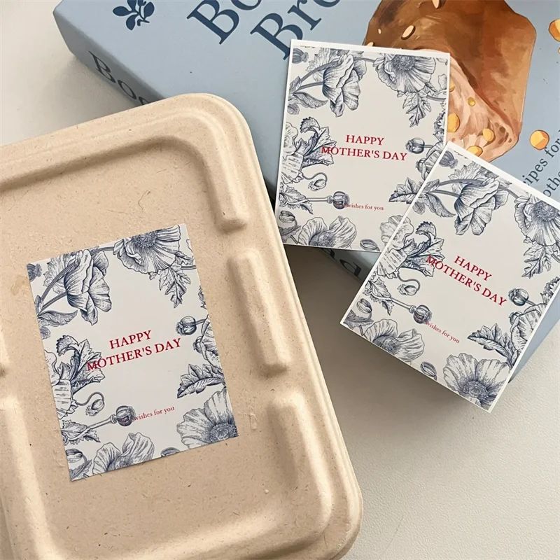 500PCS Custom Stickers and Customized Logos Wedding Birthday Gift Box Stickers Design Your Own Labels Personalize Stickers