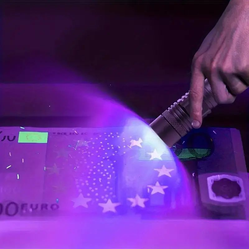 365/395nm UV Flashlight Zoomable Ultra Violet Torch Ultraviolet Lights for Pet Urine Stains Scorpions Fluorescent Agent Detector