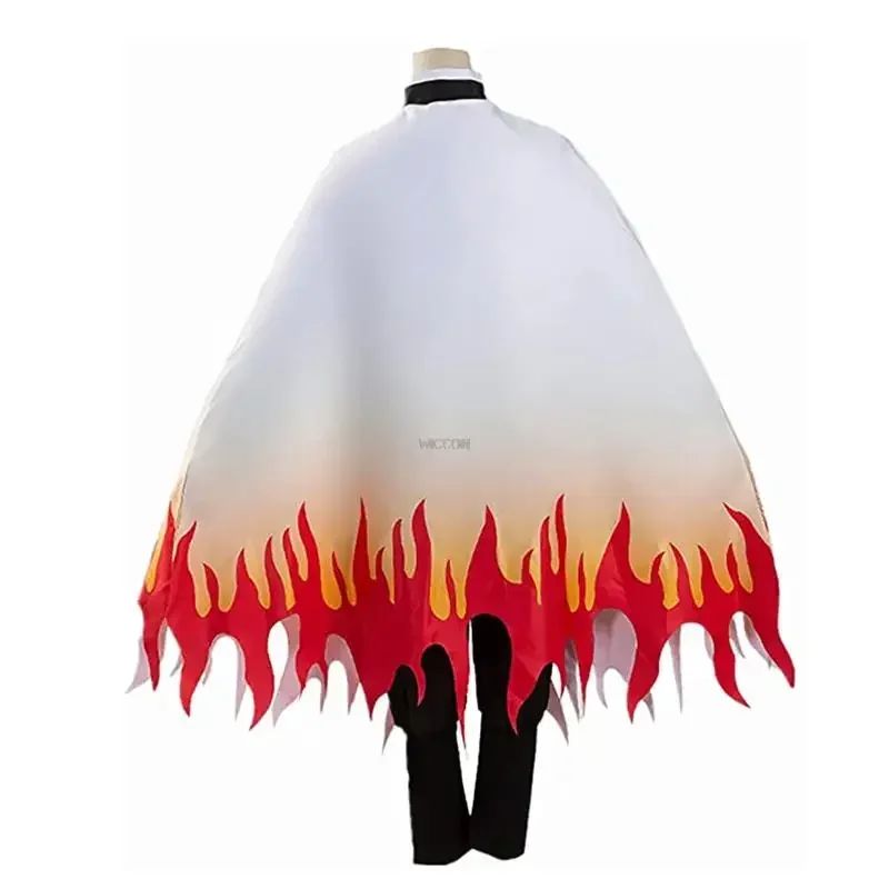2026 Halloween Rengoku Kyoujurou Cosplay Anime  Cosplay Costume  Kimono Haori Wig Ring