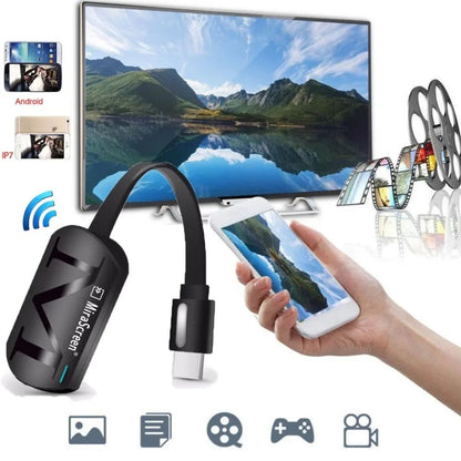 1080p Wireless Wifi Display Adapter Hdmi Extender Screen Mirroring Share for IPhone 11 13 15 IPad Android Phone To TV Projector