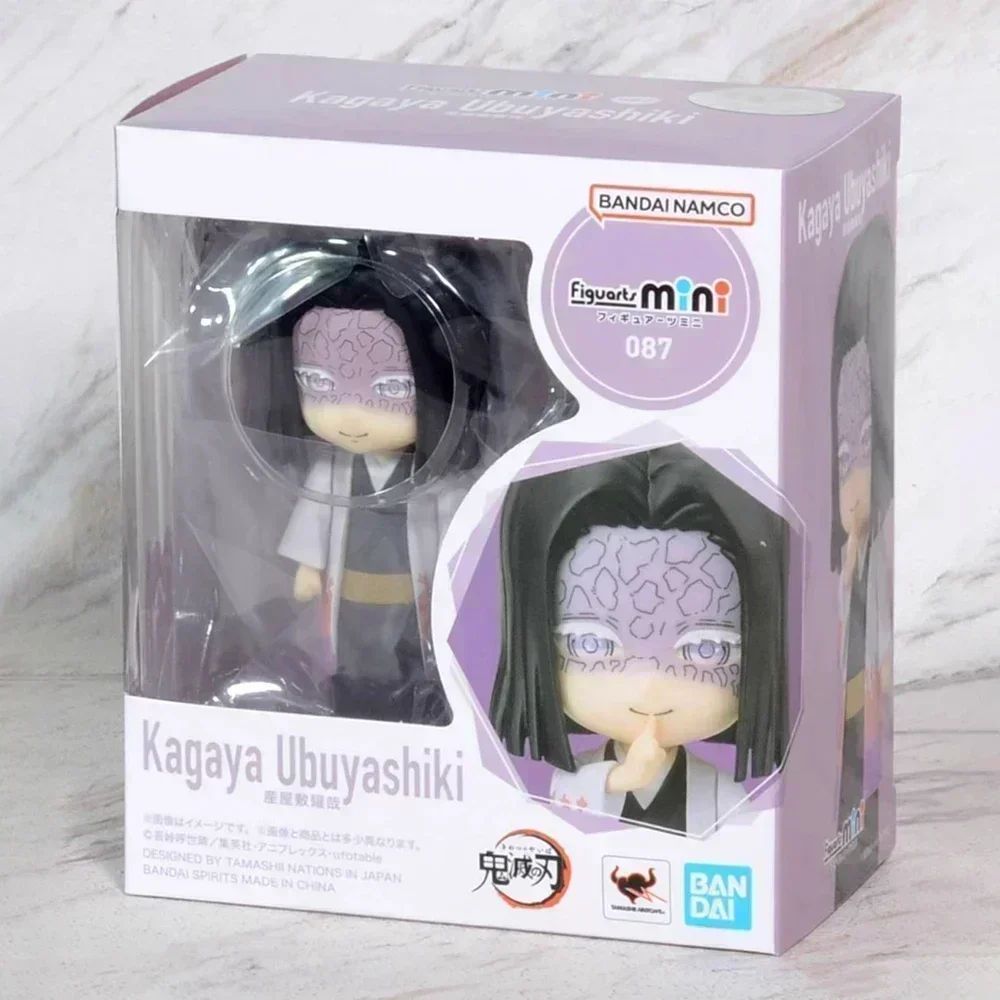 Em estoque Bandai Figuarts 100% original mini Demon Slayer Shinobu Kocho & Kamado Tanjirou Uzui Tengen Nezuko Anime Figure Toys WY