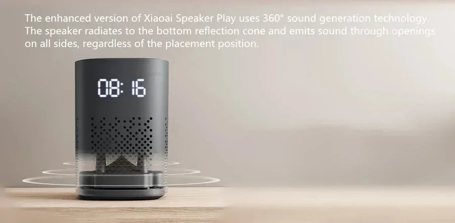 Xiaomi Xiaoai Bluetooth Speaker Play Enhanced Edition LED Digital Clock Display Infrared WiFi Speaker Music Player Smart Home