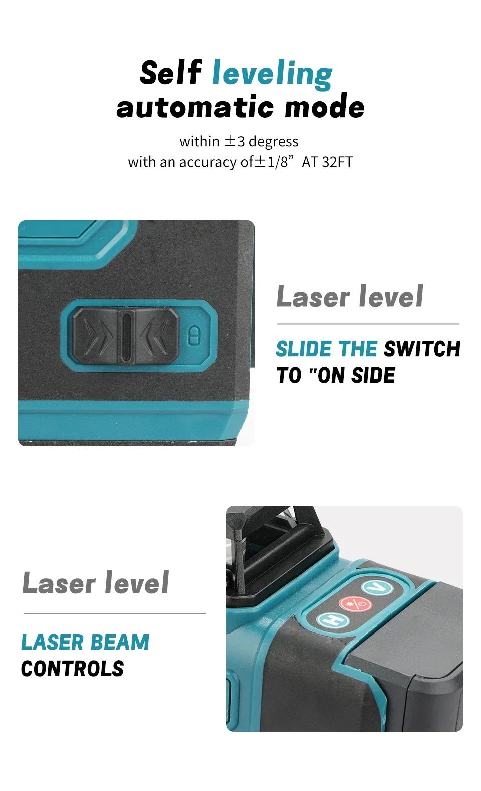 Nível a Laser Verde Makita: Linhas 4×360°, Bateria de 5000mAh, Modos de Auto Nivelamento e Manual, 8h de Autonomia para Obras e Layouts