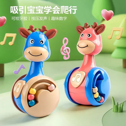 Roly Poly Baby Toys 6 To 12 Months, Tumbler Wobbler Toys for Infant Boy Girl - Perfect for Learning To Climb & Early Education