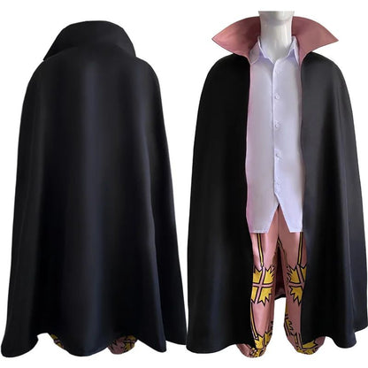 Anime Film Red Shanks Cosplay Costume pour Adultes Hommes,  Anime Tralike Coat, Full Outfit, Halloween Party, Red Hair Pirate