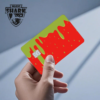 Magic Shark Sugar Daddy Meme Poke Money Funny Sticker Cover Skin Protective for Small Large Chip Credit Debit Card