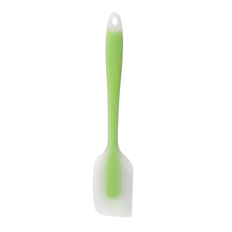 Espátula de Silicone Creme Manteiga Cozinha Cozimento Espátula Utensílios Resistentes ao Calor Raspador Decorador Ferramentas Translúcidas para Cozinha e Confeitaria
