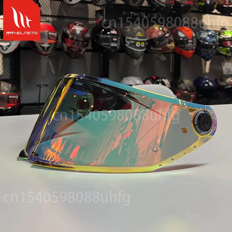 Viseira de substituição MT para capacete modelo THUNDER 4 SV MT-V-28B Lente de capacete Peças MT originais
