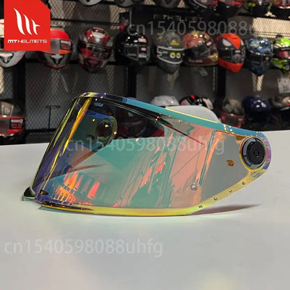 Viseira de substituição MT para capacete modelo THUNDER 4 SV MT-V-28B Lente de capacete Peças MT originais