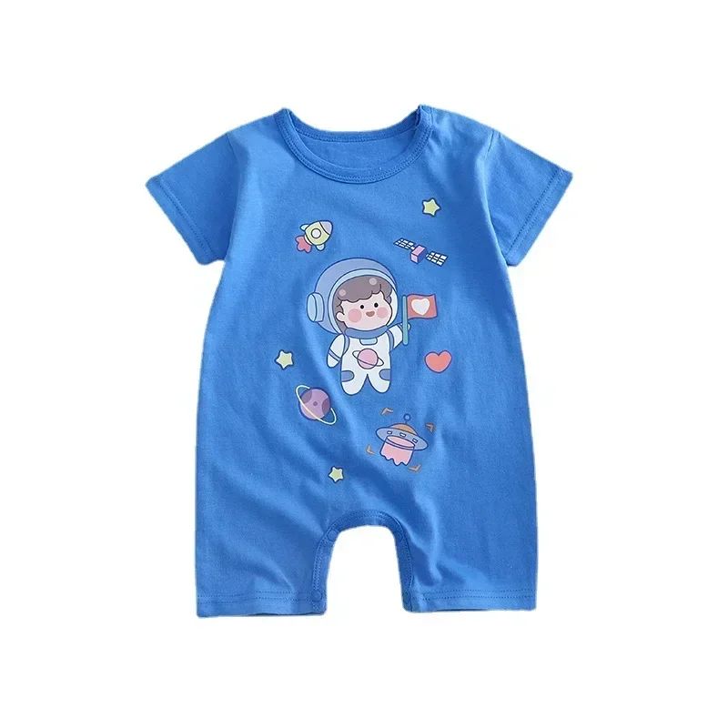 Baby Clothes Bodysuits & One-pieces Newborn Short Rompers Boys Girls Summer Jumpsuit Thin Air Conditioning Loungewear Babies