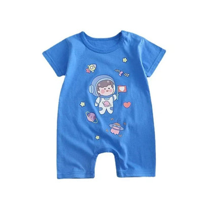 Baby Clothes Bodysuits & One-pieces Newborn Short Rompers Boys Girls Summer Jumpsuit Thin Air Conditioning Loungewear Babies