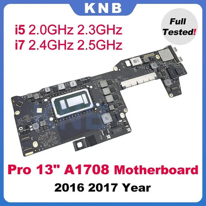 Placa-mãe Original A1708 para MacBook Pro A1708 Placa Lógica 2.0GHz 2.3GHz 2.5GHz 8GB 16GB 820-00875-A 820-00840-A 2016 2017
