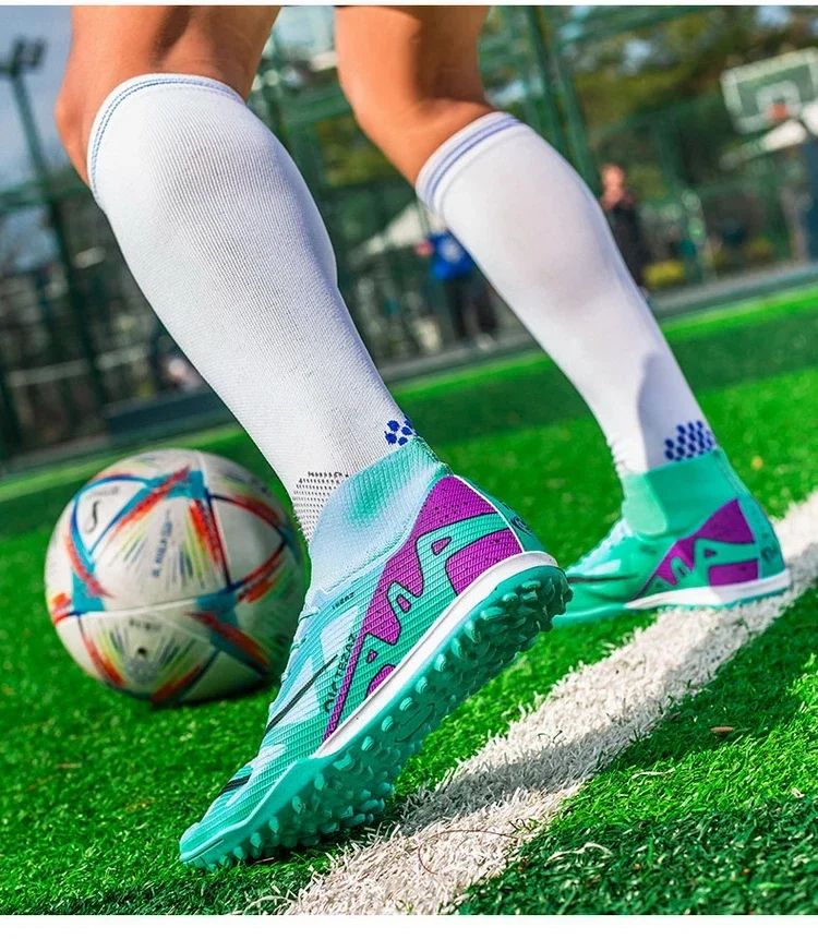 Men Football Shoes TF/FG Society Cleats Indoor Soccer Shoes Professional Football Field Boots Fast Unisex Sneaker Top Quality