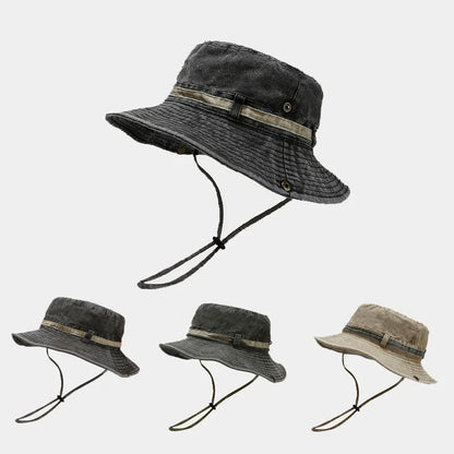 2024 Chapéu Bucket Sólido de Algodão para Todas as Estações Chapéu Pescador Boné de Sol para Viagens ao Ar Livre Masculino e Feminino 155