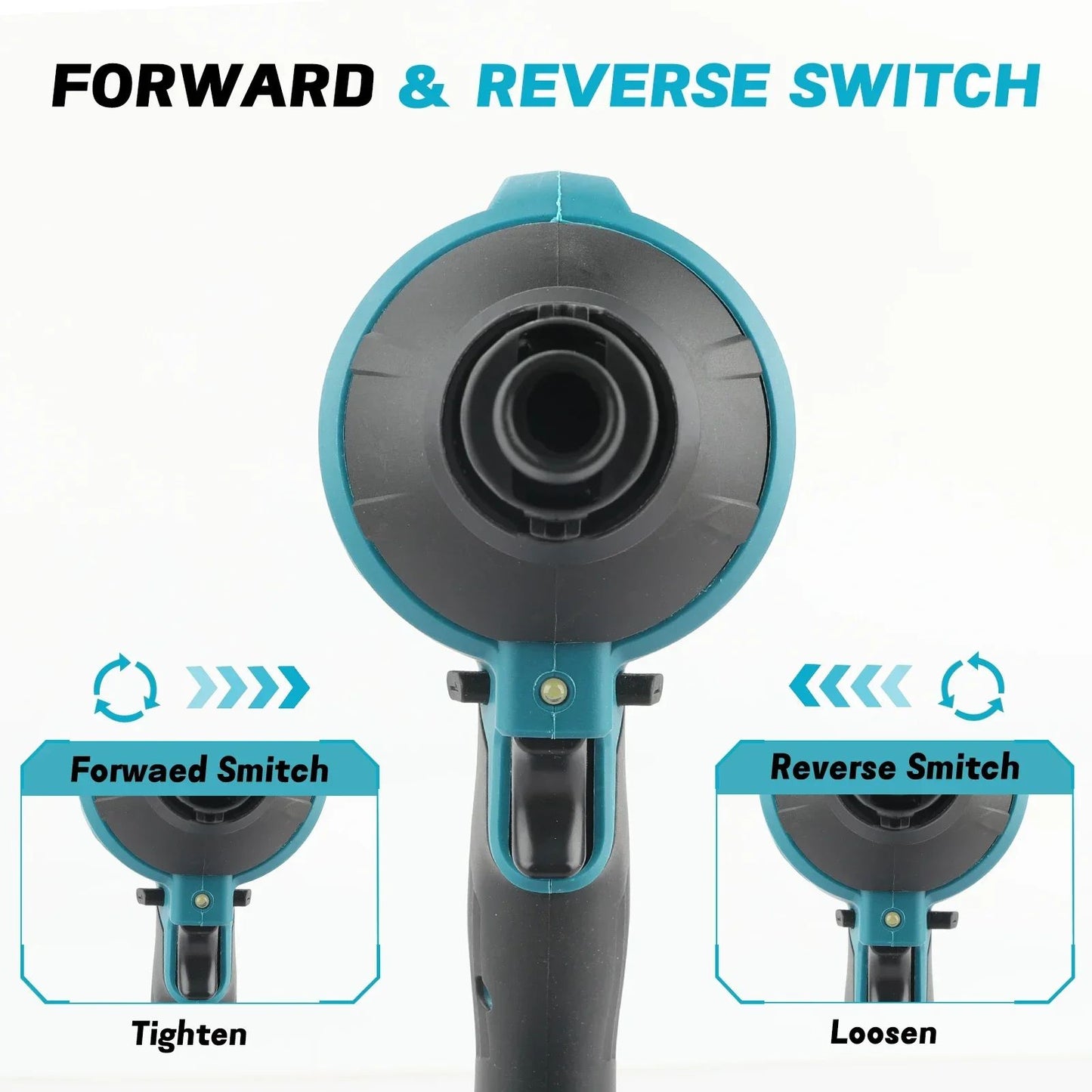 Makita DAS180Z Soprador de Ar a Bateria 18V LXT Sem Escovas 5 Bicos - Limpeza de Pó/Folhas/Carros/Eletrônicos & Oficina (Sem Bateria)