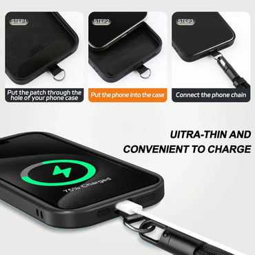 Alça Ajustável para Celular Cordão para Celular a Tiracolo Cordões de Pescoço com Patch para iPhone Corda de Suspensão para Celular