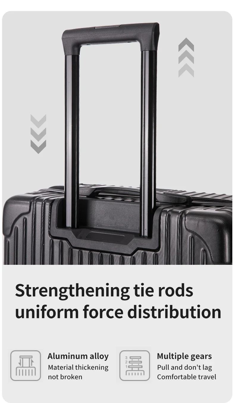 100% Aluminum Magnesium Alloy Travel Luggage Trolley Luggage 20 22 24 26 28 Inch Trolley Luggage Carry-On Luggage With Cup Holde