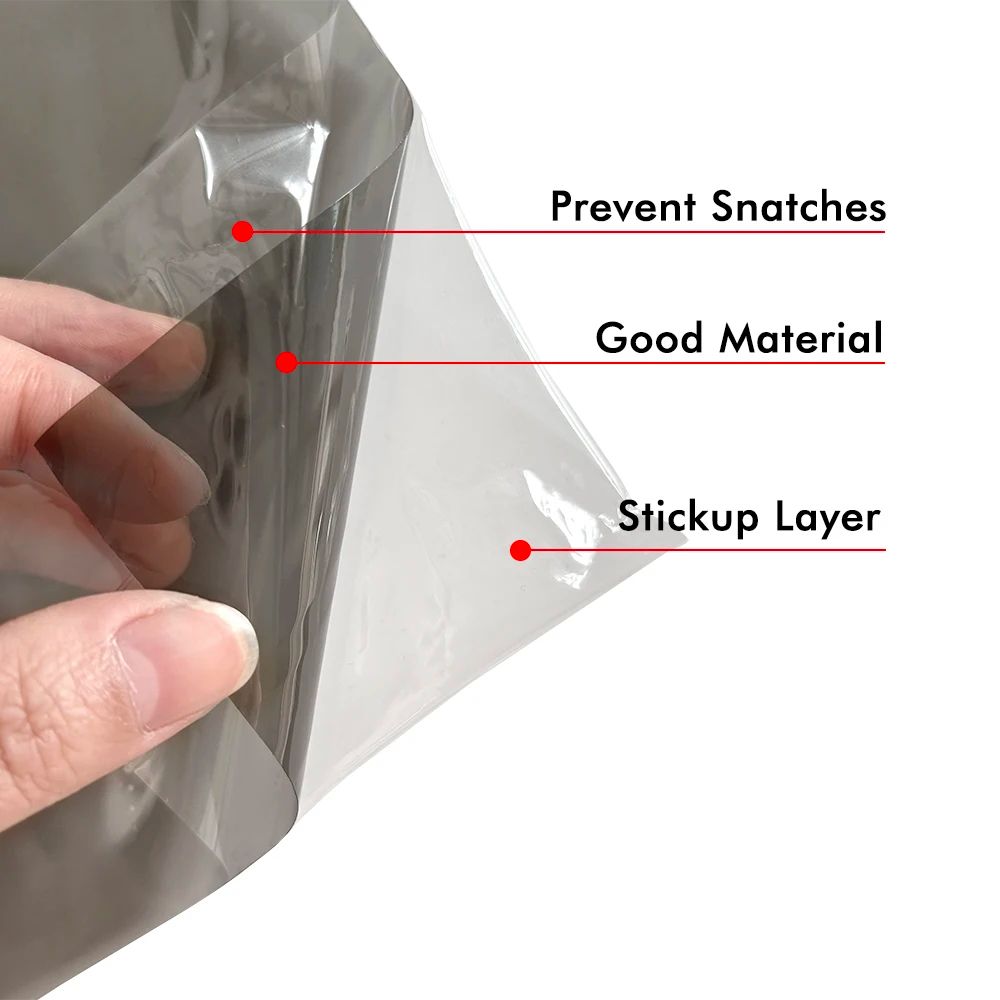 Película de vinil fumê preta brilhante transparente à prova d'água para faróis, lanternas, película de proteção para carros