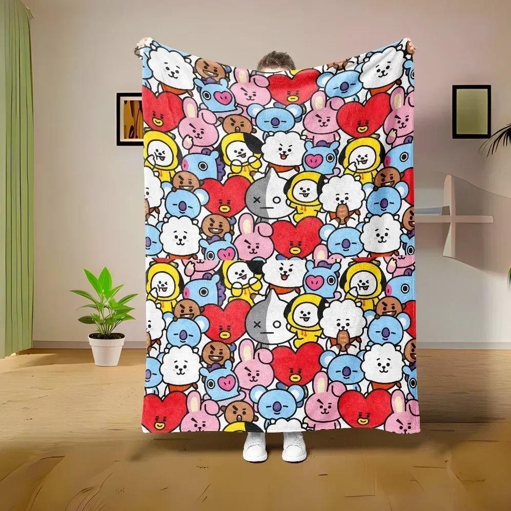 Cow pattern Blanket Flannel Blanke Bed Sofa Travel Camping Super Soft Cozy Plush Blanket Cheetah Print Blanket for All Seasons