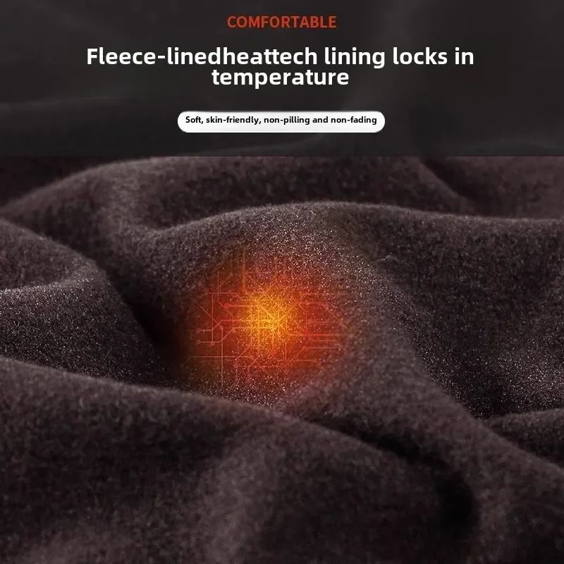 Men's Thermal Plush Base Layer Set Winter Thickened Running Trainning Quick Drying Clothes Fitness Tight Sports Men's Sweats Set