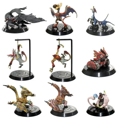 Monster Hunter, Miniaturas de Ovo, Dragão Eclipse Negro, Dragão Velocidade Azul, Dragão Boom, Etc. Coleção de Enfeites para Presente