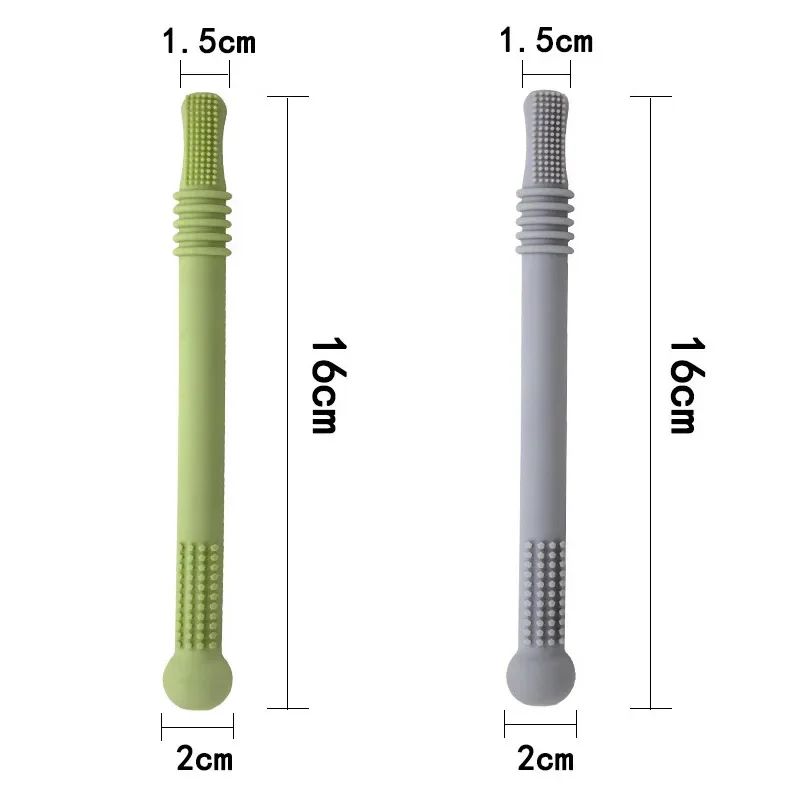 Brinquedo de Mastigar Seguro para Bebês, Mordedor de Silicone para Dentes Molares, Mordedores para Bebês, Alça de Silicone Molar para Bebês, Brinquedo de Segurança para Bebês