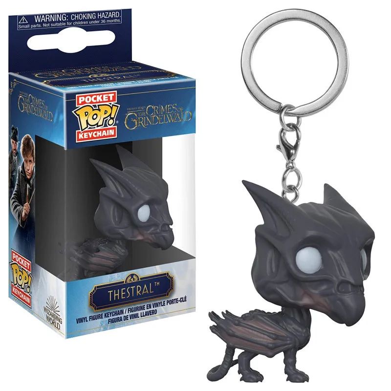 FUNKO pop ANIMAIS FANTÁSTICOS E ONDE ENCONTRÁ-LOS TESTRÁL, PELÚCIO, PICUETA CHAVEIRO PVC BONECOS DE AÇÃO BRINQUEDOS INFANTIS PRESENTE