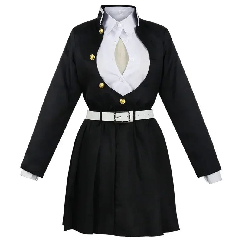 Anime Kimono Kanroji Mitsuri Cosplay Costume Kisatsutai Sexy Women Halloween Clothes