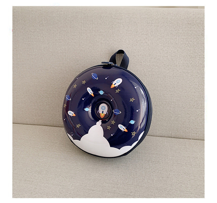 Cartoon Kids Backpack Cute Donut Eggshell Bag Fun Kindergarten Kids Backpack Boys Girls Backpack