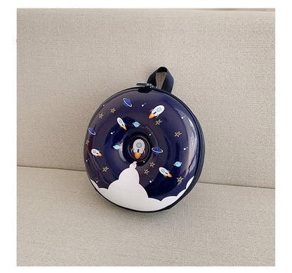 Cartoon Kids Backpack Cute Donut Eggshell Bag Fun Kindergarten Kids Backpack Boys Girls Backpack