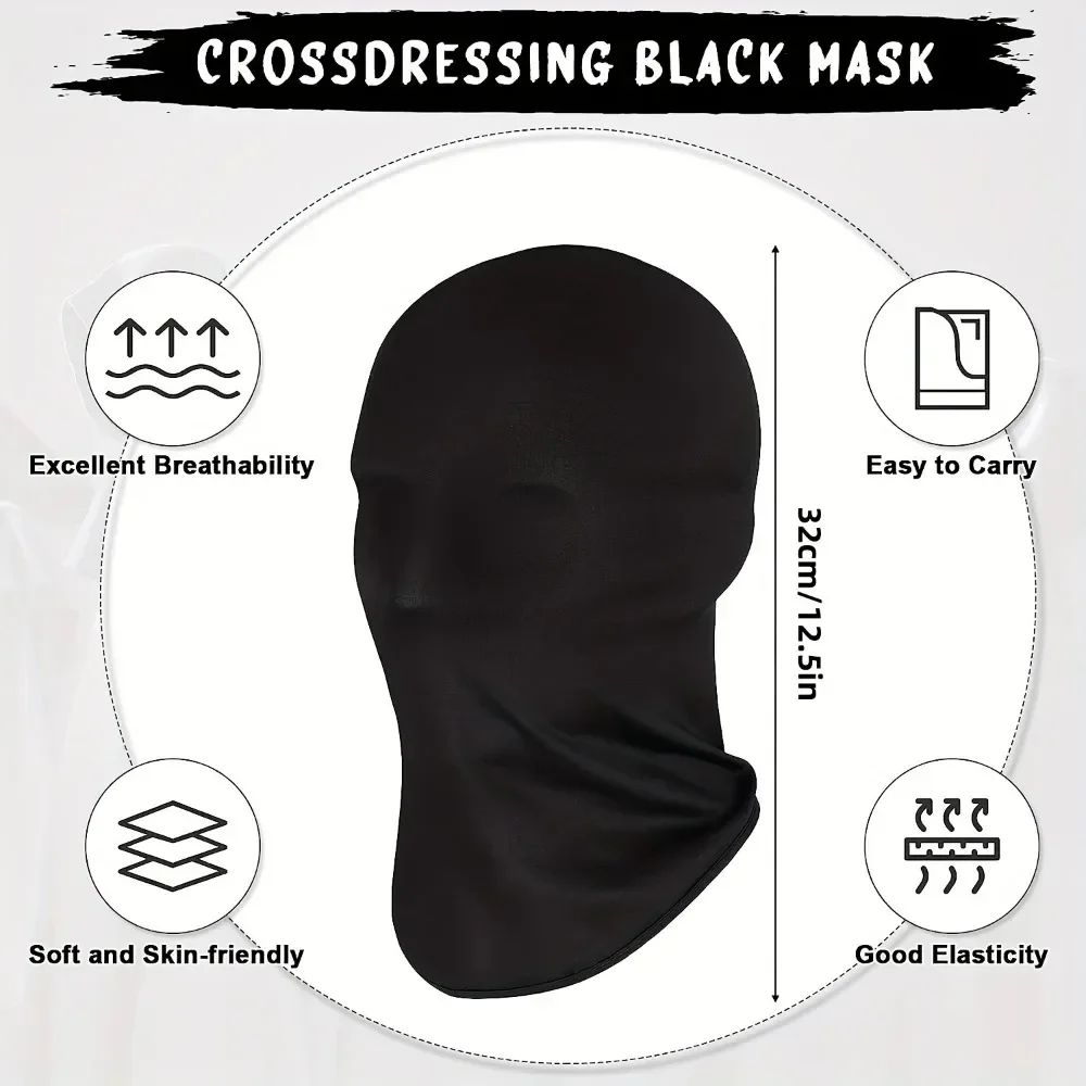 CosplayFull Face Balaclava Mask Tactical CS Winter Ski Cycling Hat Sun Protection Scarf Outdoor Sports