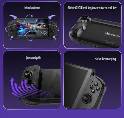 Abxylute N6 Game Controller for Switch 2 Wired Gamepad Integrated Direct Plug in Handle Native Protocol Joycon Vibration Custom