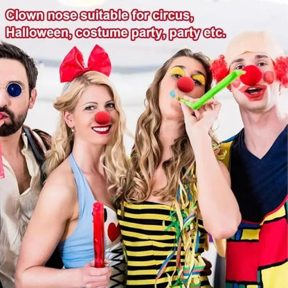 200/1PCS Red Funny Clown Nose Foam Sponge Ball Nose Cosplay Costume Make Up Props Circus Halloween Party Decoration Supplies
