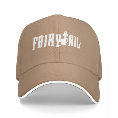 Boné Masculino Anime Fairy Tail Bonés de Moda Chapéus com Logotipo Asquette Homem Boné Pai para Homens Boné Trucker