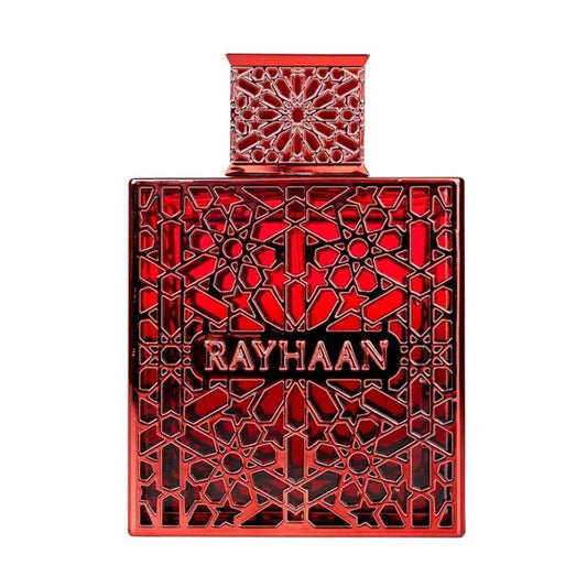 RAYHAAN Crimson Eau de Parfum Homme Spray 100ml Original Árabe Perfumes Nobre Duradouro Amadeirado Picante Feromônio Perfume Colônia Maquiagem