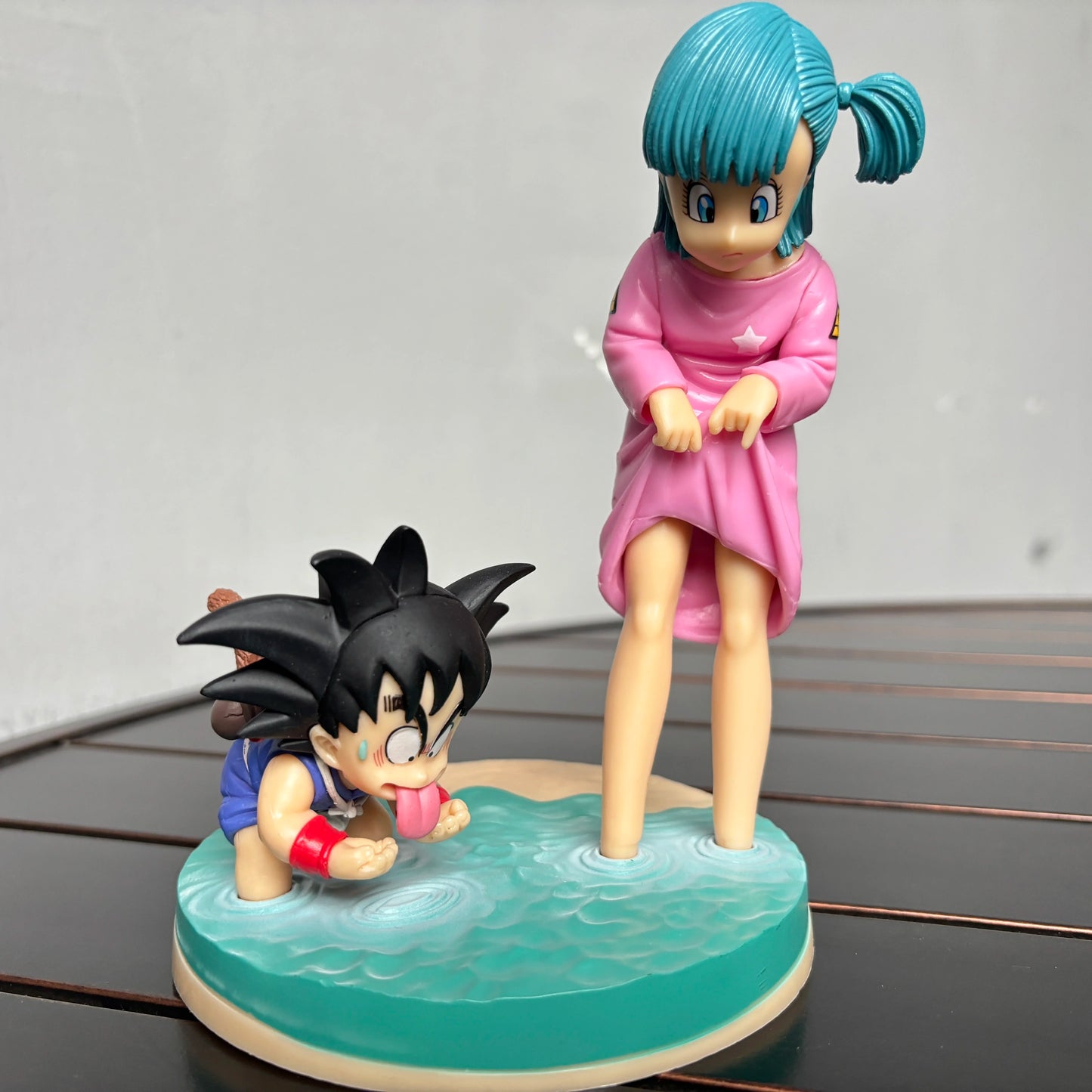 Dragon Ball Anime Figures Son Goku Piccolo Figura Bulma Estatueta Pvc Estátua Modelo Boneca Coleção Quartos Decora Brinquedos De Mesa Presentes