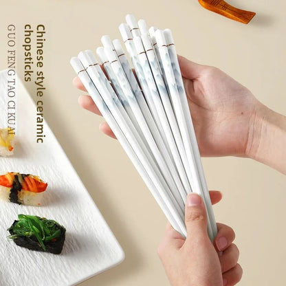 Hashis de ponta, novos, antibacterianos, à prova de mofo, antiderrapantes para uso doméstico, hashis domésticos resistentes ao calor