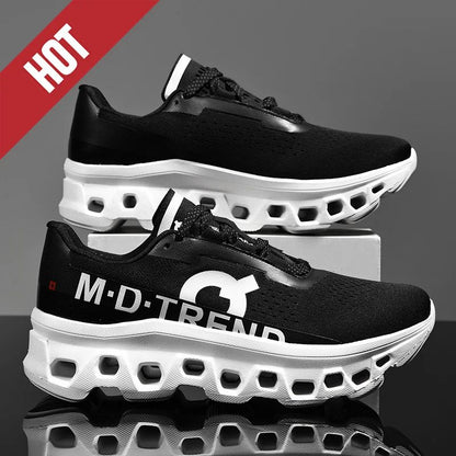 Marathon Men Sports Running Shoes Air Cushion Breathable Lightweight Male Comfortable Athletic Casual Sneakers Hiking Outdoor