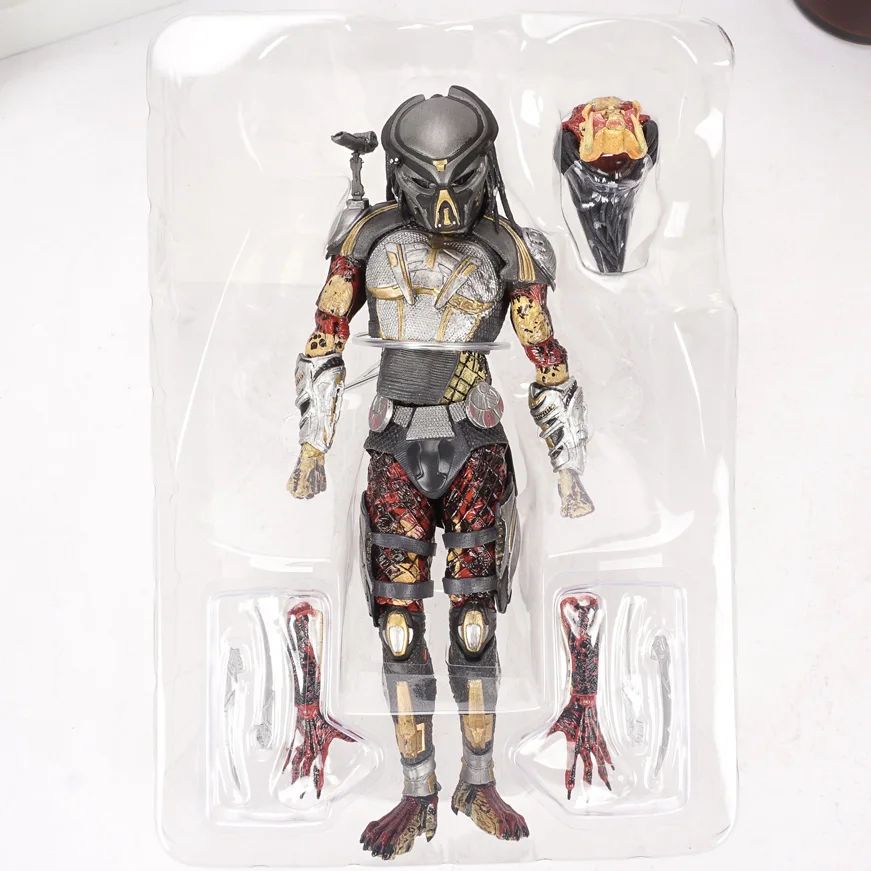 Filme Clássico NECA Ultimate Series Predador 7" Caçador da Selva vs Ovos Alienígenas PVC Boneco Articulado Colecionável